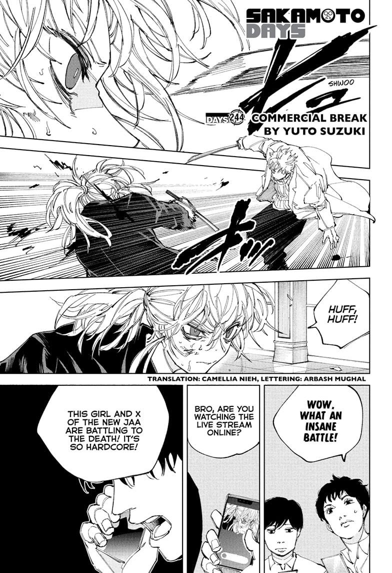 Sakamoto Days Chapter 244 - Page 1